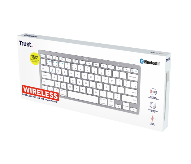 Trust BASICS BLUETOOTH KEYBOARD US - 1489315 - zdjęcie 4